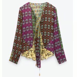 Zara Printed Blouse